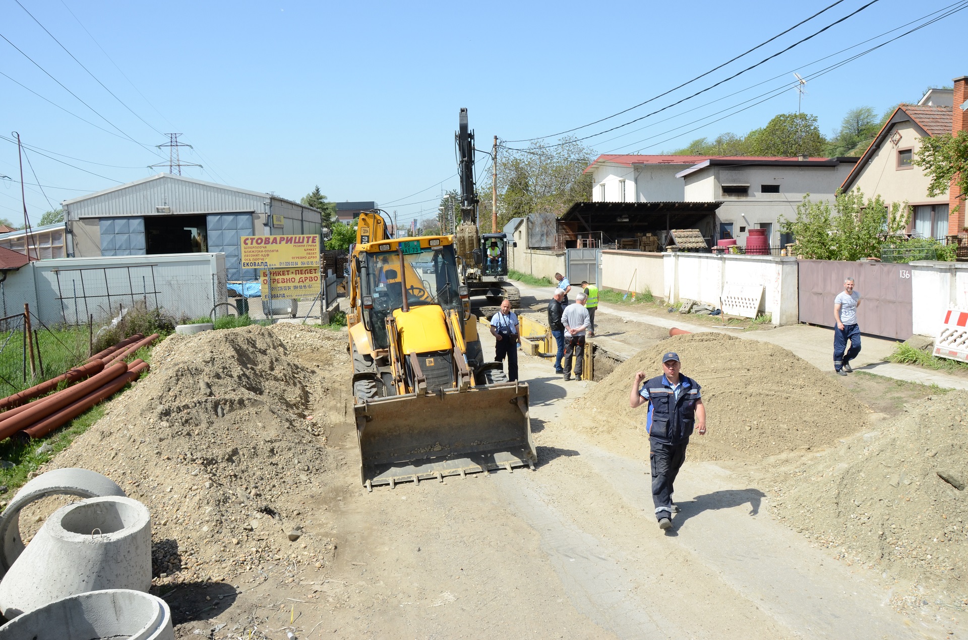 Kapitalni Radovi Na Izgradnji I Rekonstrukciji Kanalizacione Mre E