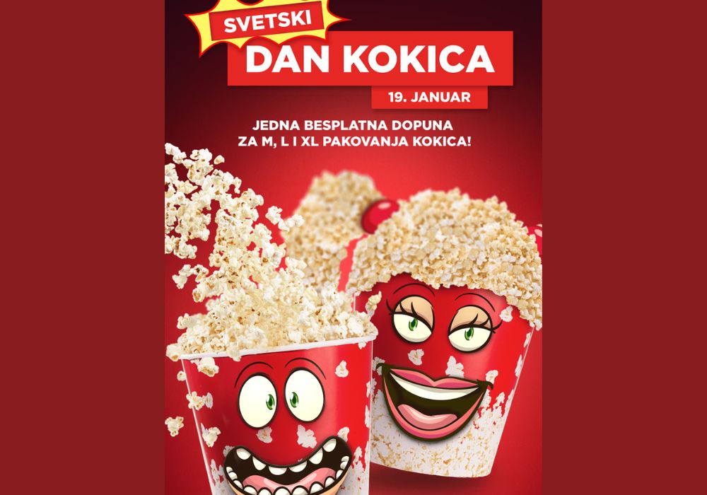 Cineplexx Bioskopi Obele Avaju Svetski Dan Kokica Besplatna Dopuna