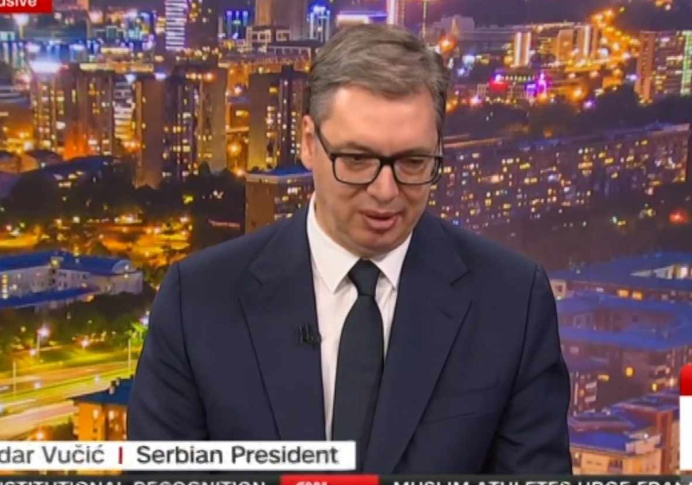 PREDSEDNIK VUČIĆ NIJE NASEO NA PITANJE VODITELJKE CNN Evo šta je rekao