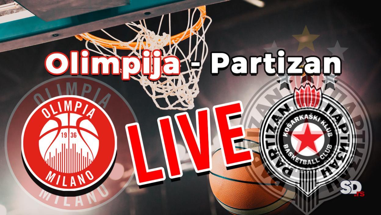 (UŽIVO) Olimpija Milano - Partizan