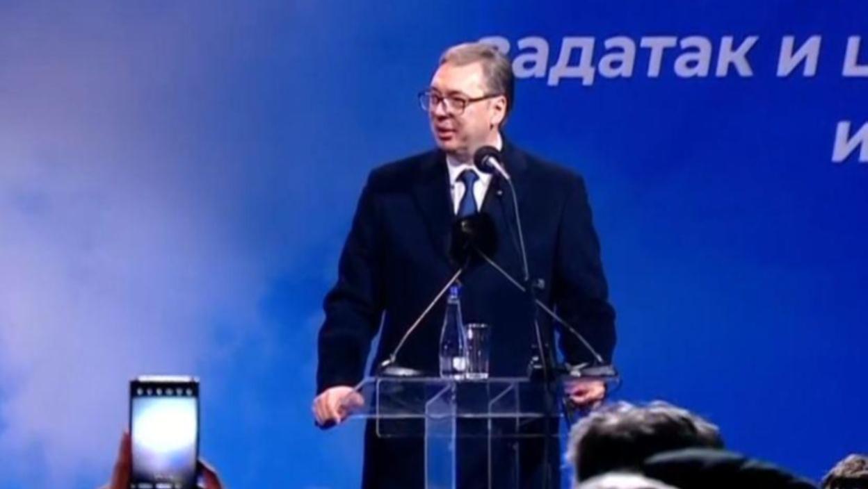 "Veliko hvala!" Vučić u Jagodini: Gotovo da sam zaplakao kada sam video ovoliki broj ljudi - nema ništa bolje nego biti vaš predsednik