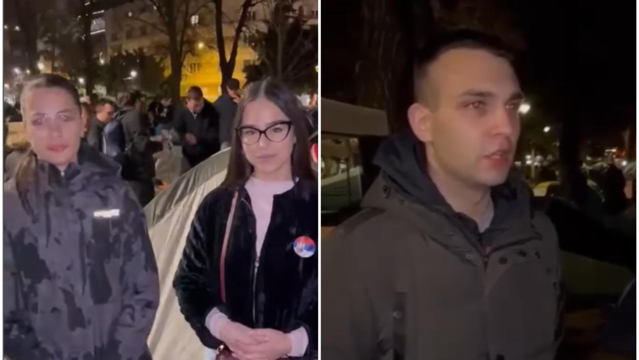 "Ne nasedamo ni na kakve provokacije" Studenti koji žele da uče poslali moćne poruke iz Pionirskog parka: "Ne želimo nikakve podele!" (VIDEO)