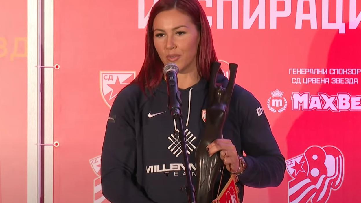 Crvena zvezda je odlučila: Milica Žabić je najbolja sportiskinja (VIDEO)