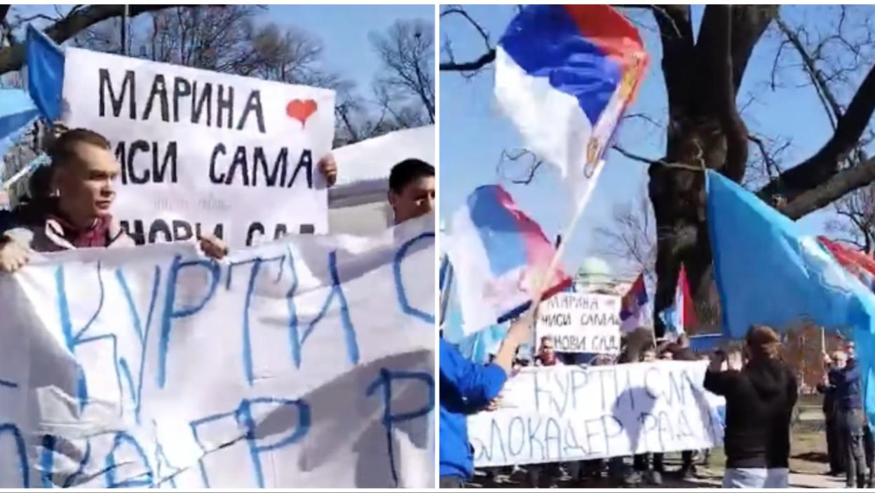 Nova grupa studenata iz Novog Sada pristigla: Podrška kolegama koje žele da uče u Pionirskom parku ne jenjava (VIDEO)